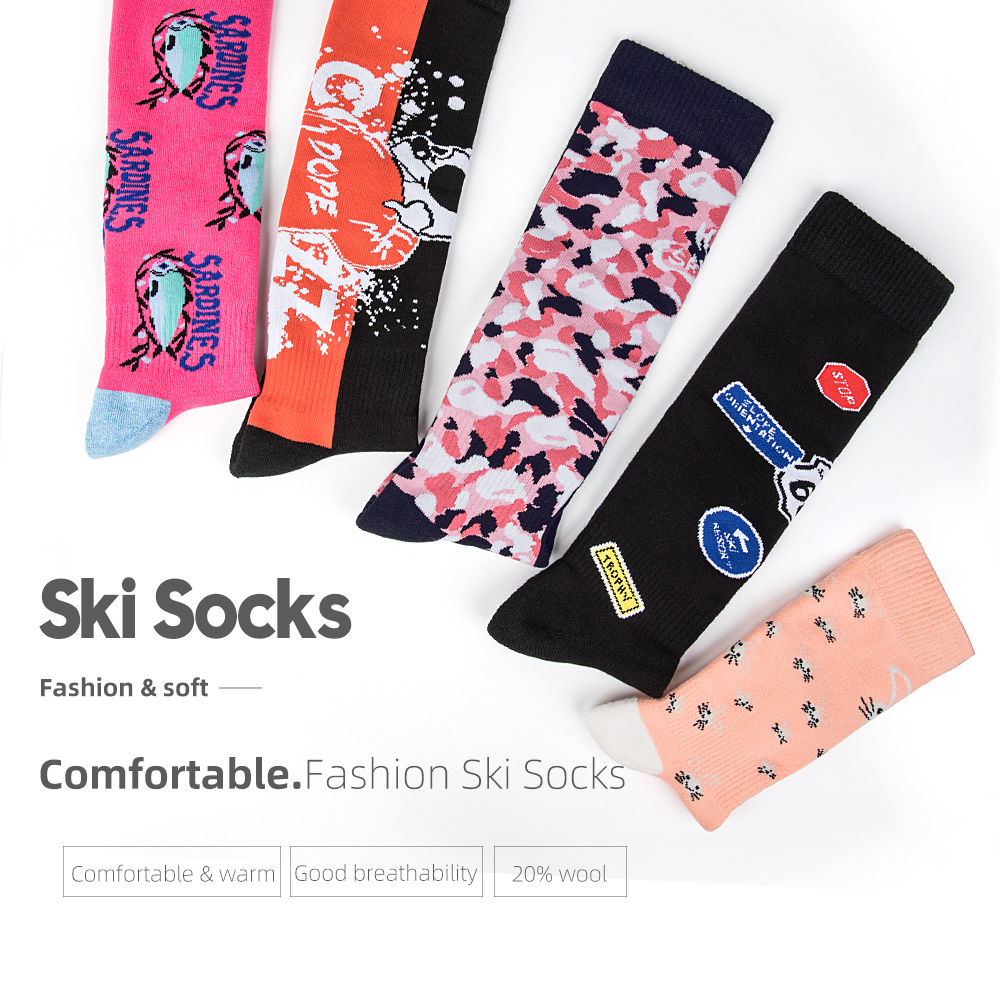 Copozz กีฬากลางแจ้งถุงเท้าสกีห - Thermal Sock Wool บทวิจารณ์และราคา